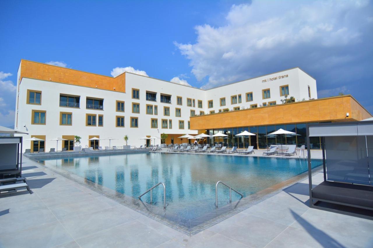 Mk Hotel Tirana Ринас Экстерьер фото The hotel's swimming pool